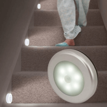Motion Sensor LED Night Light - Battery Operated, Easy Installation