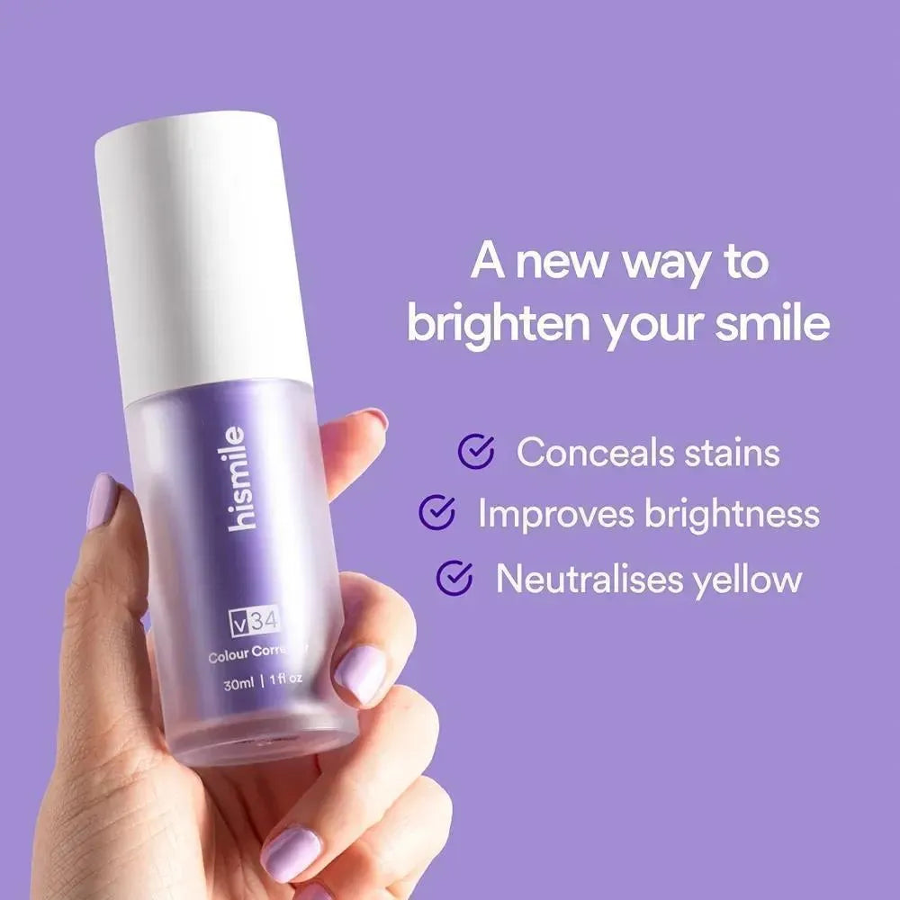HiSmile | Teeth Whitening V34- Purple Tooth Paste 30ml